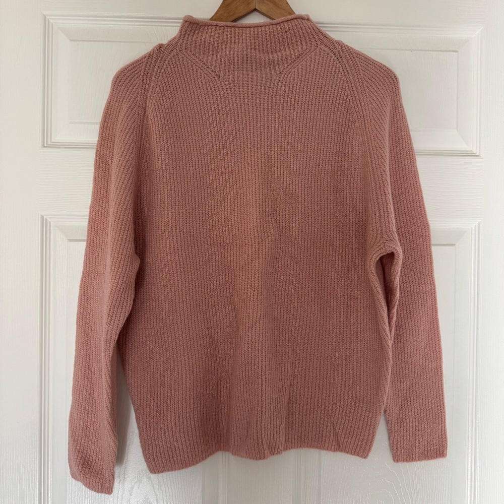 The limited pink mock neck sweater NWT